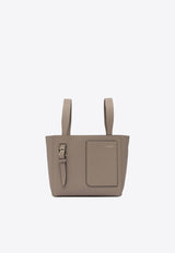 Micro Soft Leather Bucket Bag