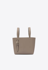 Micro Soft Leather Bucket Bag