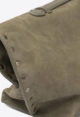 Zanellato Medium A'spasso Nappa Leather Shoulder Bag Gray A' SPASSO JONES M0687900070000Z0140_1e7e00a4-906a-449c-b294-a2cbf689bd7f