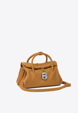 Zanellato Small Dotta Hammered Leather Top Handle Bag Orange DOTTA CENTAURO S0687501120000Z0307_b35a41cc-cdae-4f81-ba3c-070d05c57a12