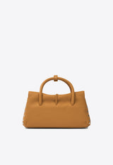 Zanellato Small Dotta Hammered Leather Top Handle Bag Orange DOTTA CENTAURO S0687501120000Z0307_b35a41cc-cdae-4f81-ba3c-070d05c57a12