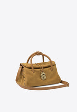 Zanellato Small Dotta Nubuck Leather Top Handle Bag Brown DOTTA JONES S0691200070000Z0250_bcbad323-8e86-4585-bb24-7b58af042773