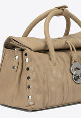 Zanellato Small Dotta Plisse Shoulder Bag Beige DOTTA PLISSE' S0683332090000Z0334_b574caa3-5e7c-4b6d-a6ca-8c358f45e469