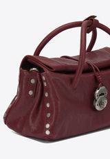 Zanellato Small Dotta Smooth Leather Top Handle Bag Red DOTTA TABACCO S0687502100000Z0992_eee0bab7-841f-4398-9b31-513c8fb1227c