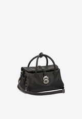 Zanellato Small Dotta Smooth Leather Top Handle Bag Dark Brown DOTTA TABACCO S0687502100000Z1153_f6852a43-e456-434d-a1f1-1c059f196940