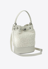 Zanellato Small Monda Shearling Bucket Bag White MONDA' DOLLY S0689801110000Z1110_65a413b9-3018-4a59-a0f4-120e704faaa3