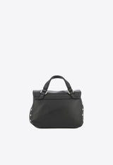 Zanellato Baby Postina Tumbled Leather Shoulder Bag Black POSTINA DAILY GIORNO BABY0680100050000Z0001_e77ea266-4772-456b-a48e-62c937c50d6a