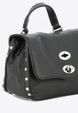 Zanellato Baby Postina Tumbled Leather Shoulder Bag Black POSTINA DAILY GIORNO BABY0680100050000Z0001_e77ea266-4772-456b-a48e-62c937c50d6a