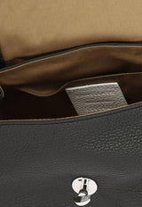 Zanellato Baby Postina Tumbled Leather Shoulder Bag Black POSTINA DAILY GIORNO BABY0680100050000Z0001_e77ea266-4772-456b-a48e-62c937c50d6a