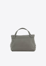Zanellato Small Postina Tumbled Leather Shoulder Bag Gray POSTINA DAILY S0680100040000Z0130_1c99dd64-bcde-4db6-8c07-f20af08835a6
