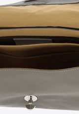 Zanellato Small Postina Tumbled Leather Shoulder Bag Gray POSTINA DAILY S0680100040000Z0130_1c99dd64-bcde-4db6-8c07-f20af08835a6