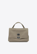 Zanellato Small Postina Tumbled Leather Shoulder Bag Taupe POSTINA DAILY S0680100040000Z0160_c1bfb146-d976-4e8f-a0b3-20cf58b4b731