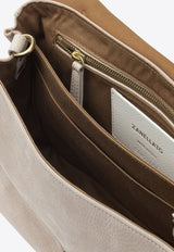 Zanellato Small Postina Nubuck Leather Shoulder Bag Beige POSTINA JONES S0680900070000Z0335_228eac3f-0f73-479b-8cfc-887cbed2163b