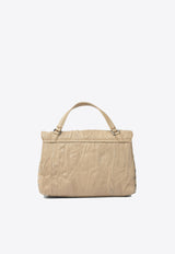 Zanellato Small Postina Plisse Leather Shoulder Bag Beige POSTINA PLISSE' S0680902090000Z0334_6c6e90f8-33fd-499b-a6d5-39c5bda99209