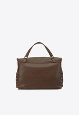 Zanellato Medium Postina Smooth Leather Shoulder Bag Brown POSTINA TABACCO M0680002100000Z1152_9f9c9b6c-8604-41fd-83fe-7d427ff8e52f