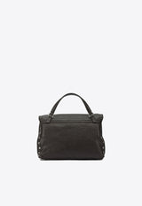 Zanellato Small Postina Smooth Leather Shoulder Bag Dark Brown POSTINA TABACCO S0680002100000Z1153_ce2e7b6b-280e-414b-bcb4-be03f4f353e8