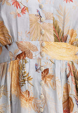 Zimmermann Ascension Floral Print Mini Dress Multicolor 5147DSS253LBPFL_81771