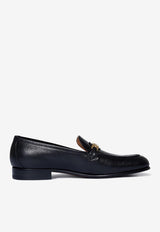 Tom Ford Grained Leather Loafers W3583-LGO060G 1N001 Black