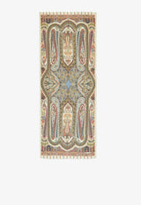Etro Paisley Print Cashmere Scarf Multicolor WATA0010-AV279 X0820