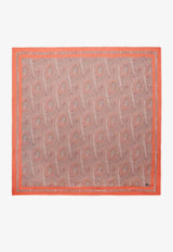 Etro Paisley Jacquard Modal Shawl Coral WAYA0001-AKE96 S9870