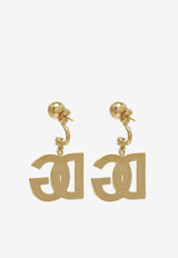 Logo Drop Earrings
