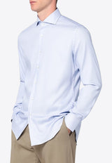 XACUS Travel Long-Sleeved Formal Shirt Light Blue WF520ML91831_XACUS-002