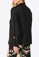 Poupette St Barth June Belted Jacket Black WJQR26YVHBLA_BLACK