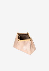 Etro Small Vela Metallic Leather Shoulder Bag Pink WP1B0001-AK992 M0421