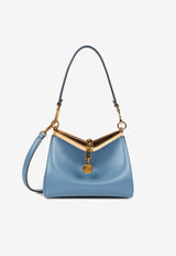 Etro Small Vela Leather Shoulder Bag Blue WP1B0001-AU022 B0071