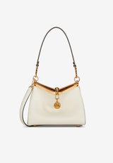Etro Small Vella Leather Shoulder Bag White WP1B0001-AU022 W1889