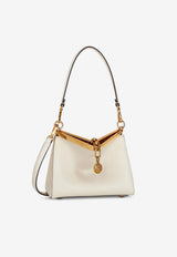 Etro Small Vella Leather Shoulder Bag White WP1B0001-AU022 W1889