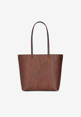 Etro Medium Essential Paisley Jacquard Tote Bag Brown WP1D0025-AA001 M0019