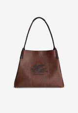 Etro Medium Libra Paisley Jacquard Tote Bag Brown WP1D0028-AA060 M0019