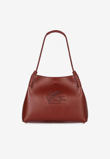 Etro Libra Leather Shoulder Bag Brown WP1D0038-AP264 M0021