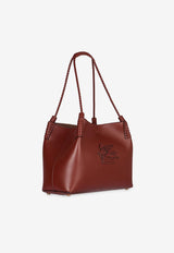 Etro Libra Leather Shoulder Bag Brown WP1D0038-AP264 M0021