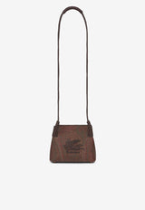 Etro Mini Libra Paisley Jacquard Shoulder Bag Brown WP1D0041-AA060 M0019