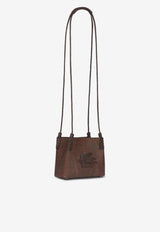 Etro Mini Libra Paisley Jacquard Shoulder Bag Brown WP1D0041-AA060 M0019