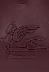 Etro Mini Libra Calf Leather Tote Bag Bordeaux WP1D0041-AP264 R0108