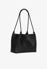 Etro Small Libra Calf Leather Shoulder Bag Black WP1D0052-AP264 N0000