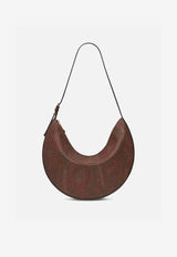 Etro Large Essential Paisley Jacquard Hobo Bag Brown WP1I0005-AA001 M0019