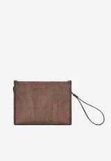Etro Arnica Paisley Jacquard Pouch Brown WP2C0007-AA027 M0019