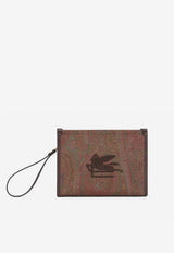 Etro Arnica Paisley Jacquard Pouch Brown WP2C0007-AA027 M0019