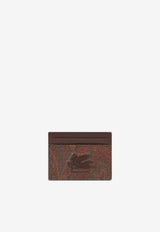 Etro Small Paisley Jacquard Cardholder Brown WP2E0001-AA001 M0019