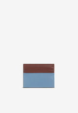 Etro Small Two-Tone Leather Cardholder Blue WP2E0001-AP287 B0071