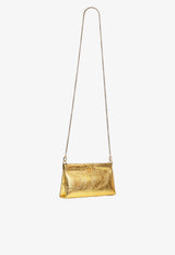 Etro Mini Clutch Talk in Laminated Leather Gold WP2S0003-AP414 S0998