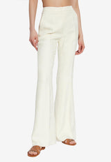 Etro Paisley Jacquard Tailored Pants White WREA0011-99TUDJ1 W0275