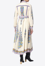 Etro Paisley Print Midi Shirt Dress Multicolor WRHA0195AV622/Q_ETRO-X0800
