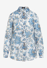Etro Floral Print Regular Shirt Multicolor WRIA0013-99SAEH8 X0807