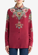 Etro Silk Shirt with Placed Print WRIA0013-AKA38 X0865