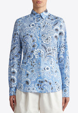 Etro Long-Sleeved Button-Up Floral Shirt WRIA0020-99SAE64 X0880
